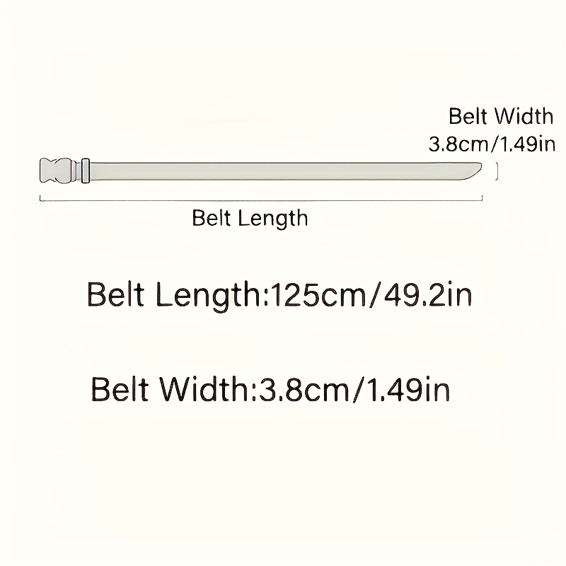 2pcs Tactical Belts with Quick Release Buckles Durable Nylon Stylish & Versatile